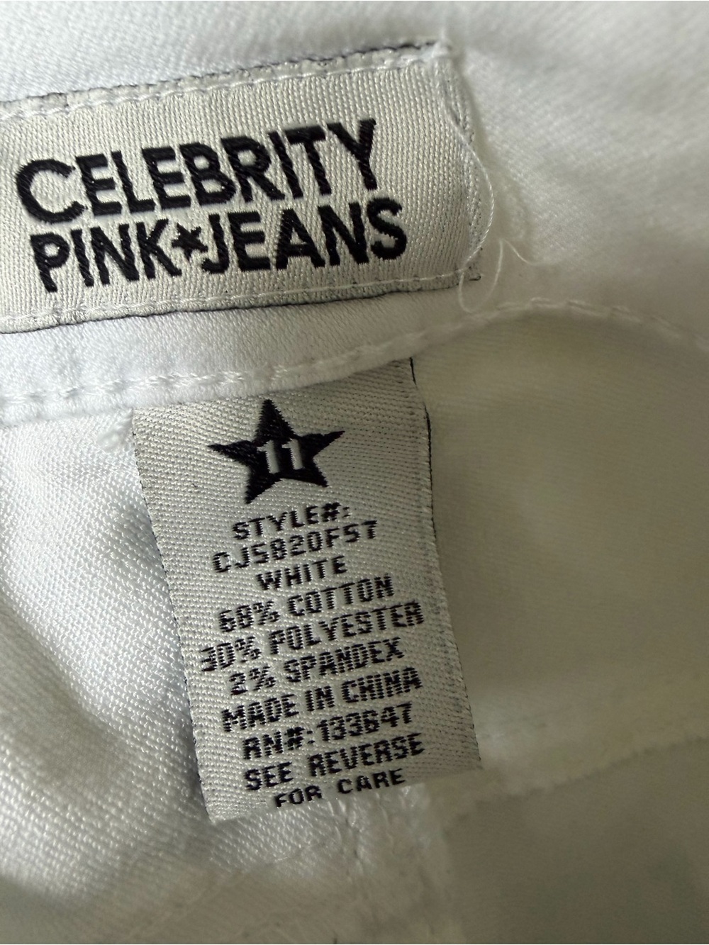 Celebrity Pink White Skinny Jeans - Picture 6 of 6